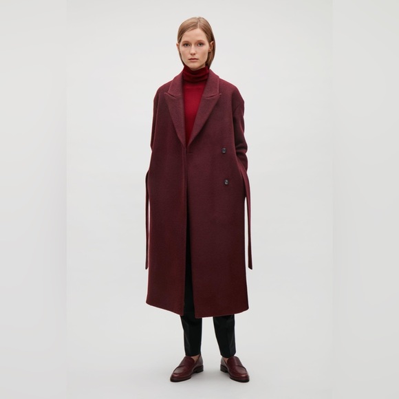 COS Jackets & Blazers - COS Long Belted Wool Coat